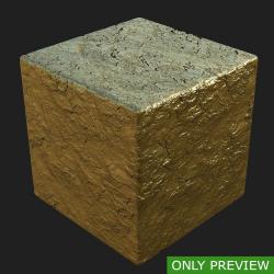 PBR Substance Material of Gold #4